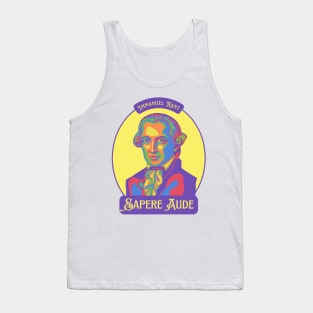 Emmanuel Kant Portrait and Quote Tank Top